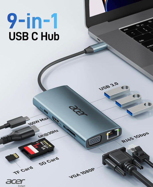Acer Hub USB C con HDMI 4K