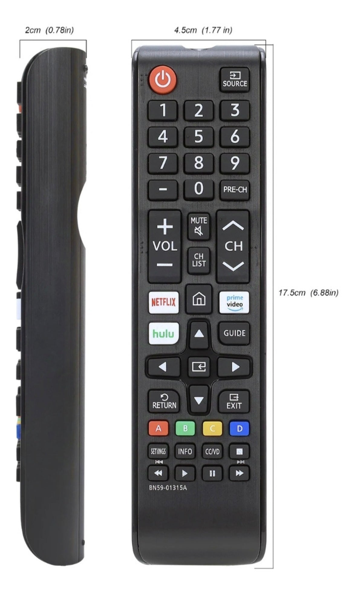 Control Universal Samsung Smart Tv Hd 4k