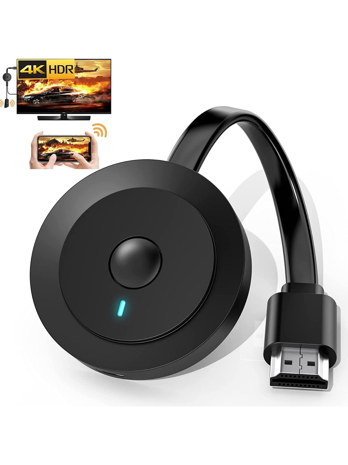 Adaptador inalámbrico HDMI para pantalla Dongle, Wi-Fi AIMIBO 4K.