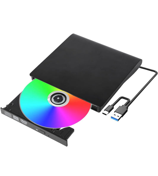 Unidad Dvd Externa Usb 3.0 Portátil Gotega Negro