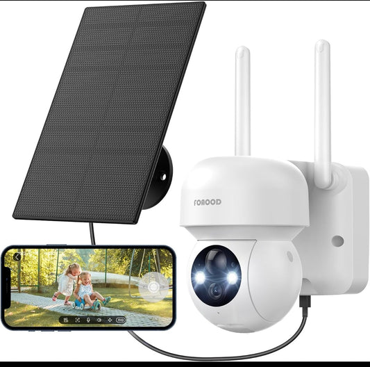 Cámara de seguridad 2K Solar