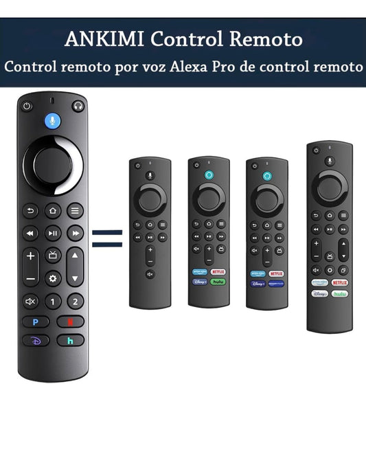 Control Amazon Echo Show 21, Fire TV Cube, Stick 4K Max, Stick HD, Smart TV.