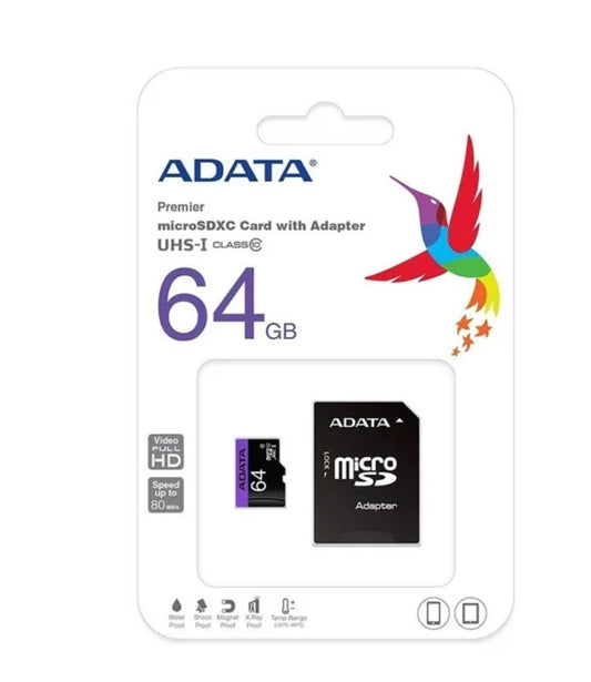 Memoria Micro SD Adata 64 GB Clase 10