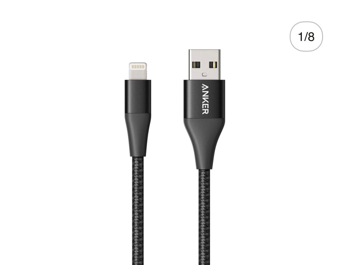 Cable Usb-a A Lightning Anker 1 M Para Iphone, Certificado
