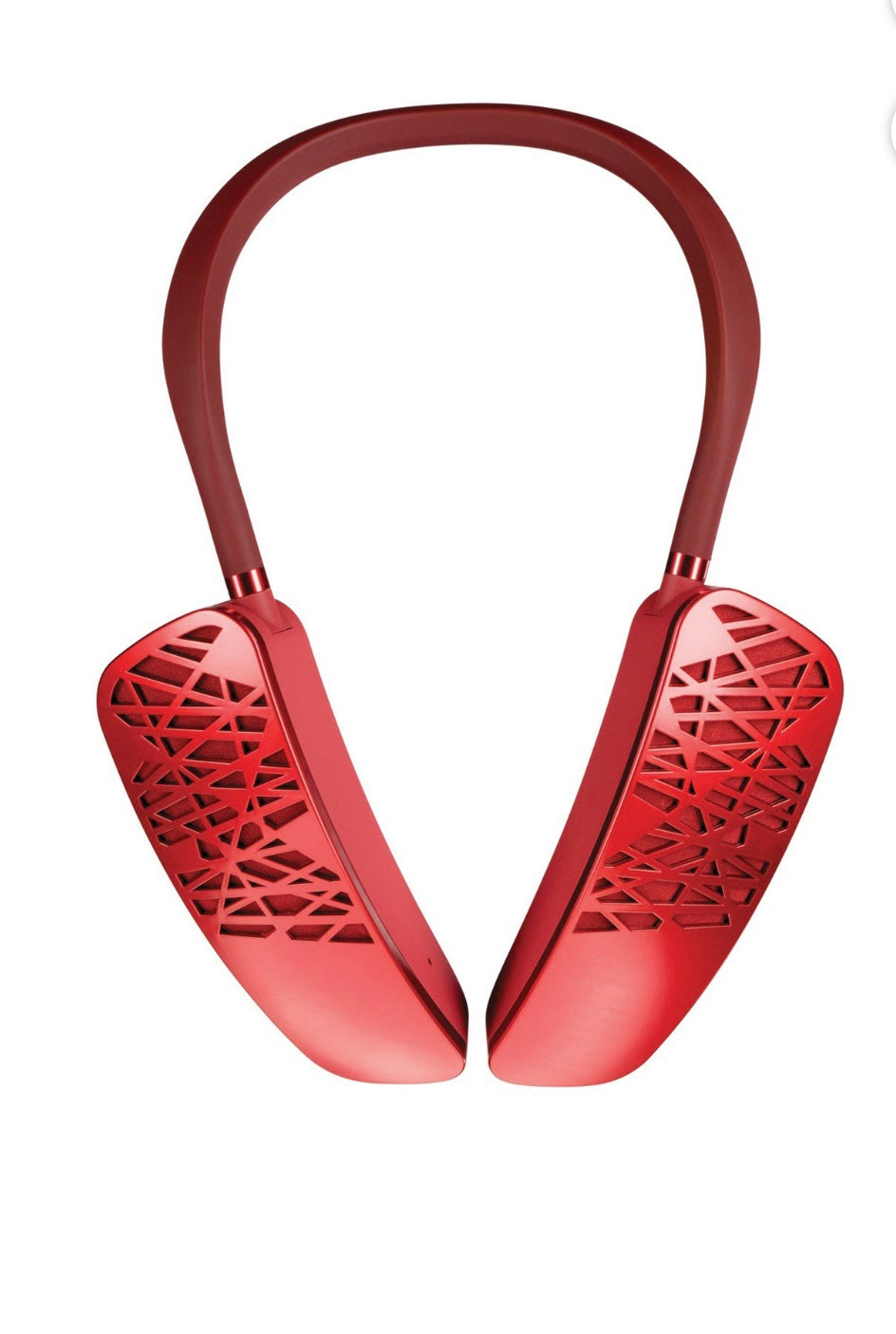 Cleer Halo Altavoz Inteligente Portátil con Cuello Bluetooth y Asistente de Google (Rojo)