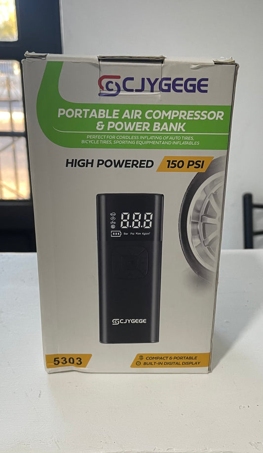 Mini Compresor de Aire y Batería Externa Recargable