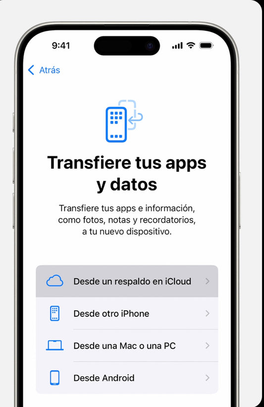 Restablecer IPhone