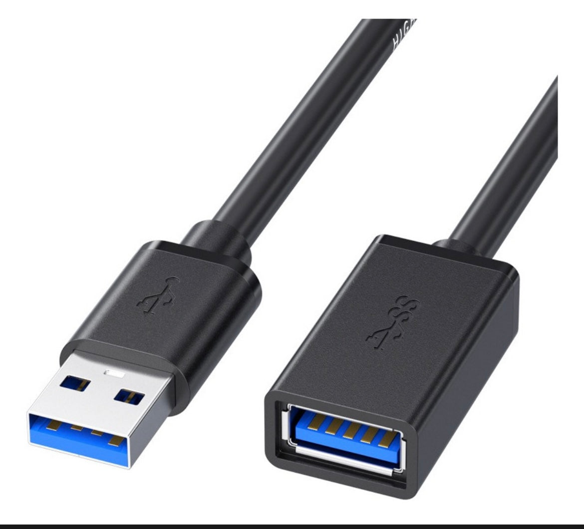Cable Extension Usb 3.0 Macho Hembra 3 Metros Super Speed 5gb