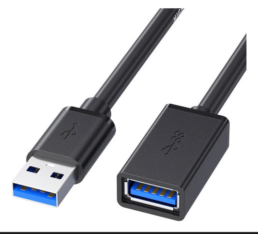 Cable Extension Usb 3.0 Macho Hembra 3 Metros Super Speed 5gb