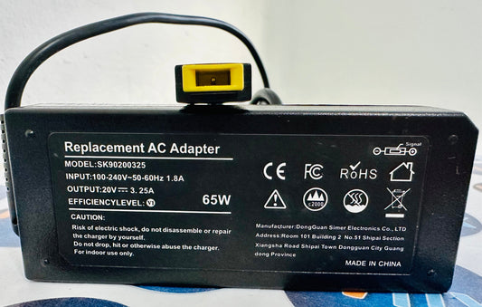 Cargador compatible LENOVO 20V-3.25A