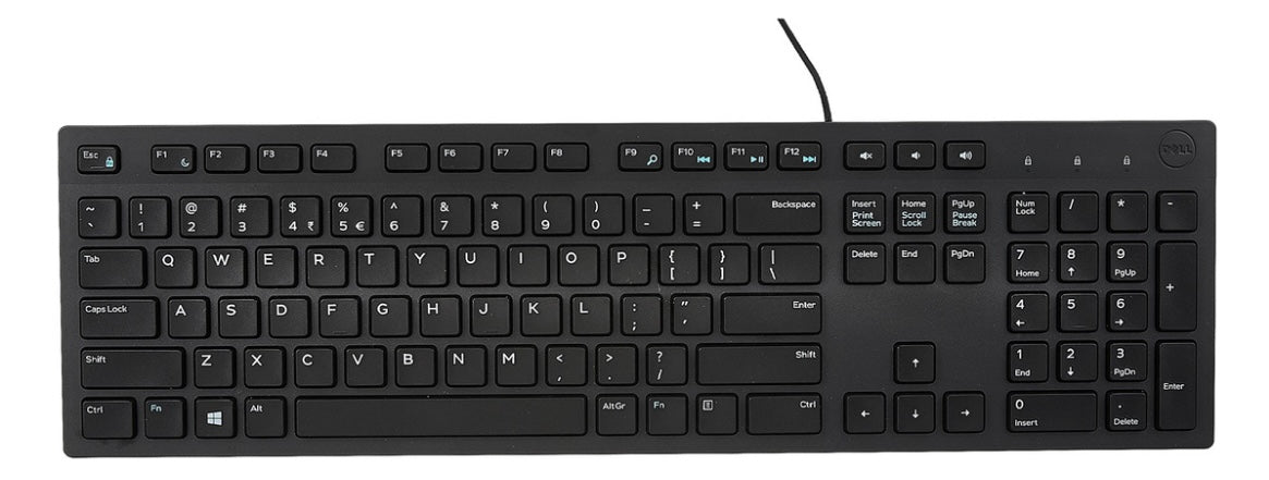 Teclado Alambrico Original Dell Kb216 Usb Color Negro
