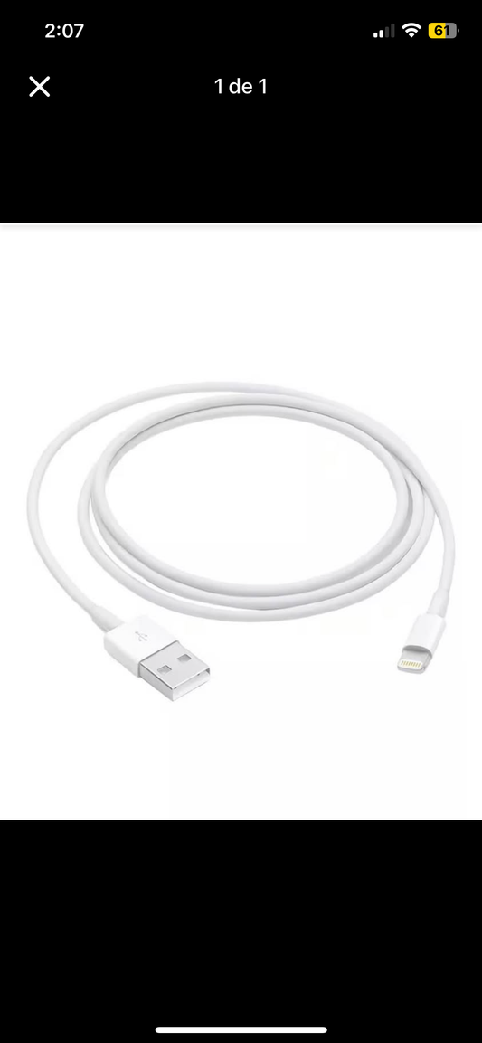 Cable 100 % Original Apple USB